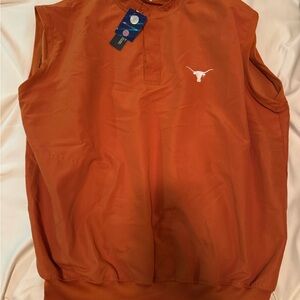 Texas Longhorns Burnt Orange Sleeveless Pullover Vest by Fairway Fashion